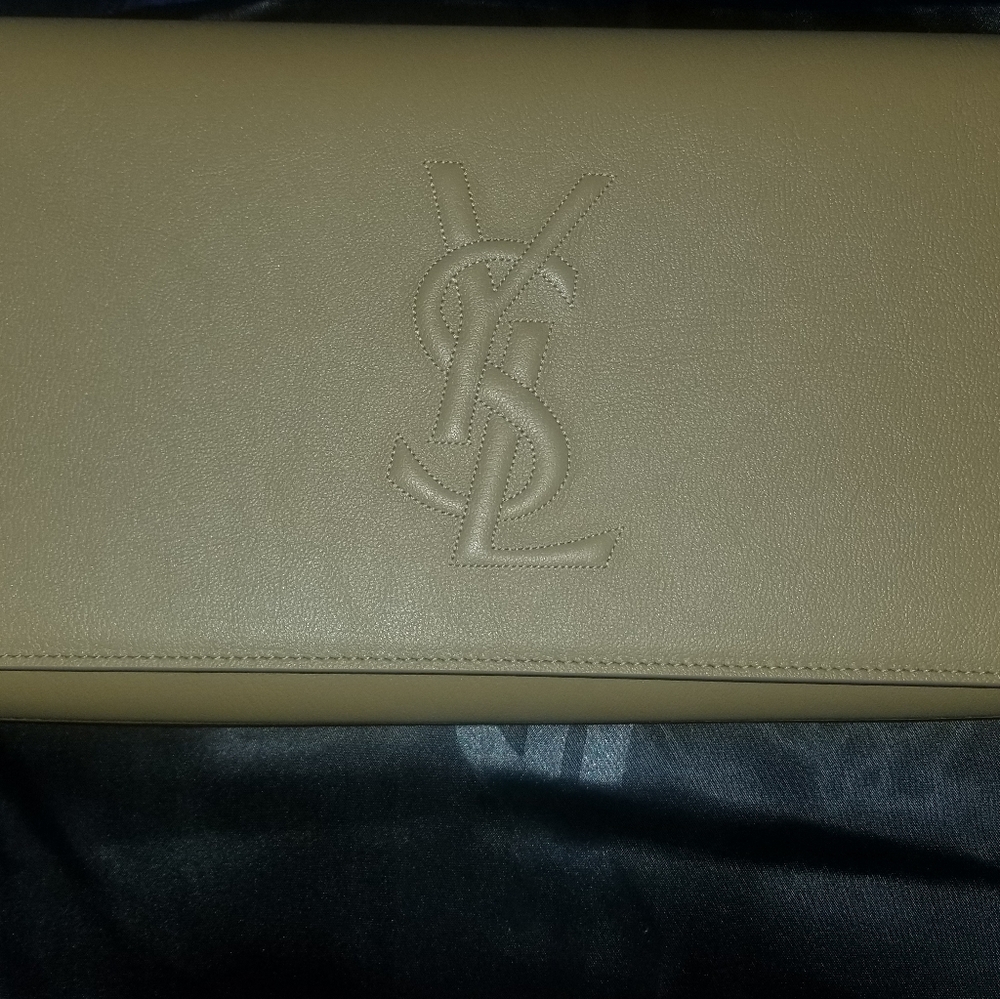 Authentic New YSL Borsa Clutch